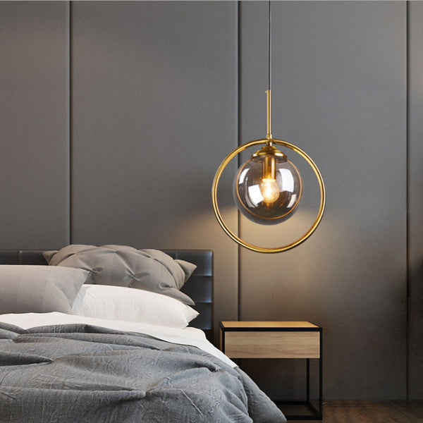 Modern Pendant Ceiling Lamps Simple Glass LED Pendant Lights