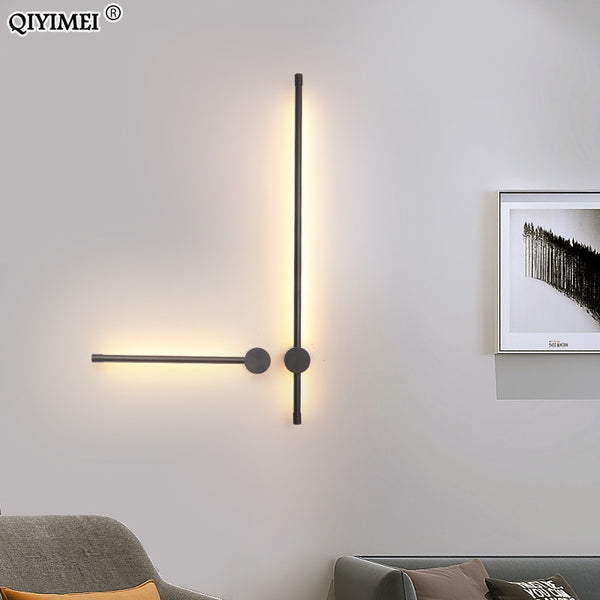 Modern Wall Lights For Living Room  LED Sconce Black Lamp